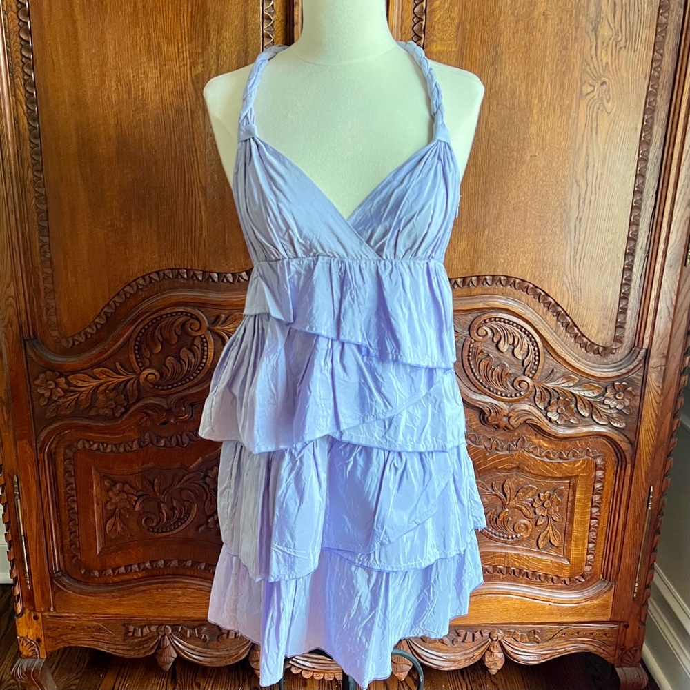 NWT Calypso St Barth Tiered Dress (Lilac, Size XS)